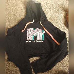 Mtv crop hoodie